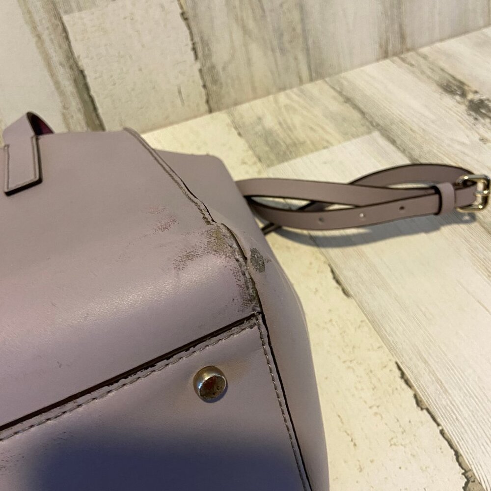 CLEARANCE! Kate Spade New York Leather Pale Purple Crossbody Bag Handles Purse - Picture 5 of 16